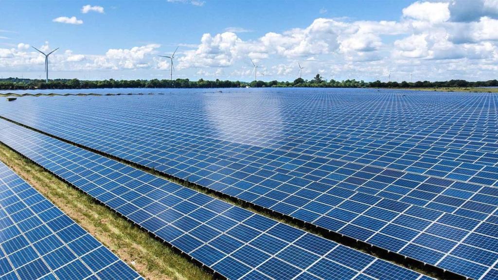 Parque fotovoltaico.