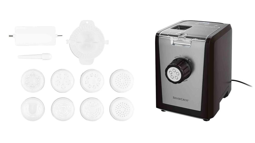 Máquina y accesorios para hacer pasta