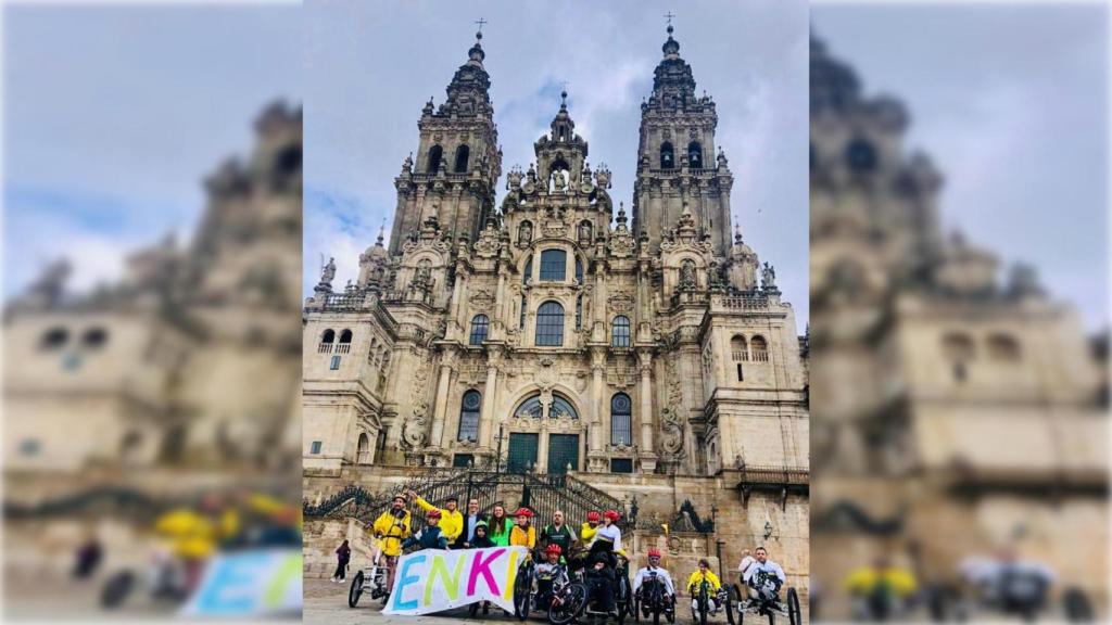 Participantes de ‘Enki en el Camino’ llegan a Santiago.