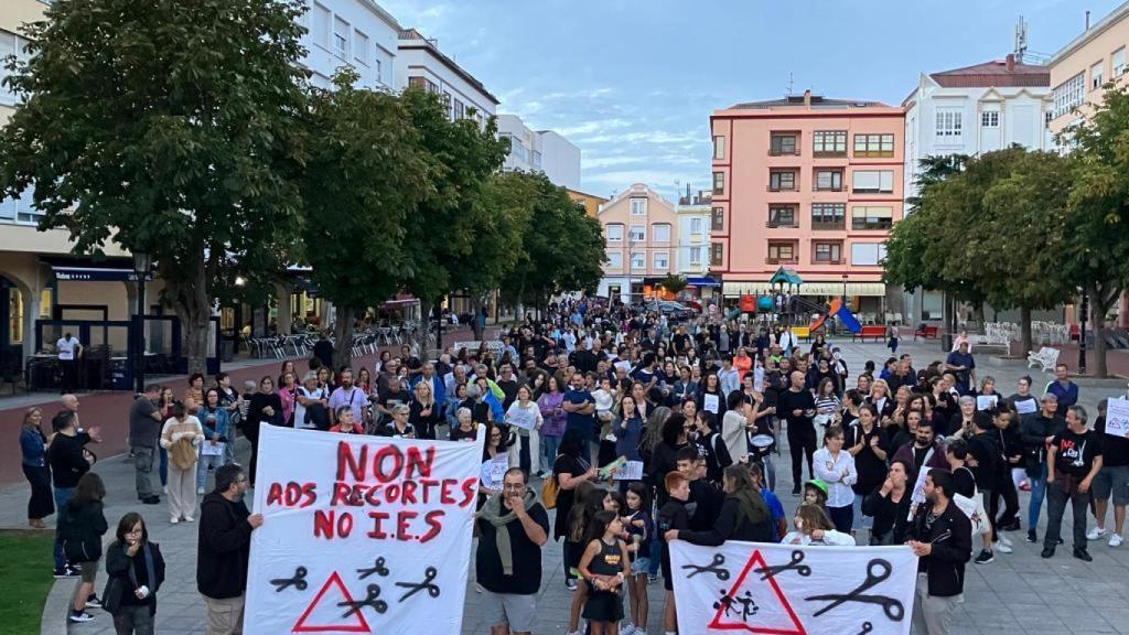 Imagen de una de las protestas en la plaza Roja