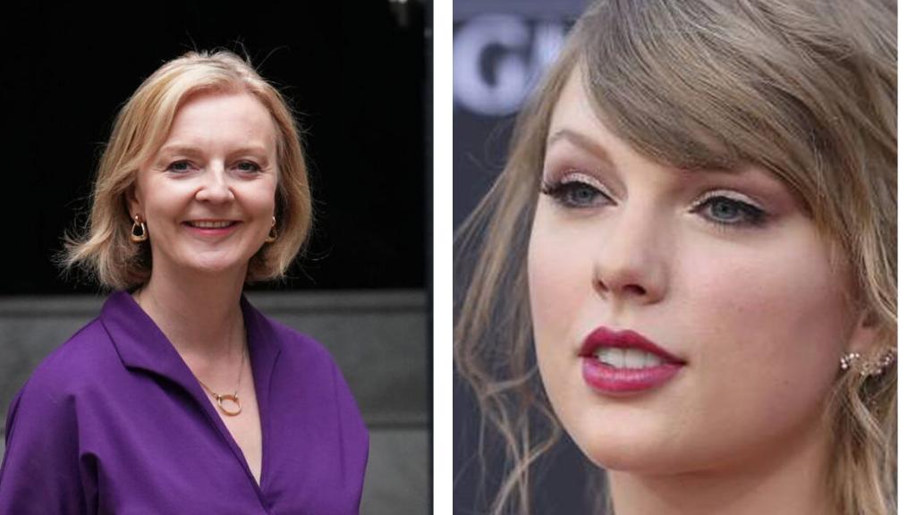 Lizz Truss y Taylor Swift