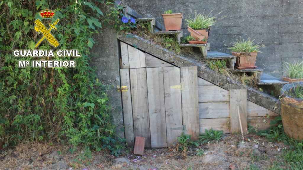 La finca donde se encontraron muertos a los animales en Gondomar.