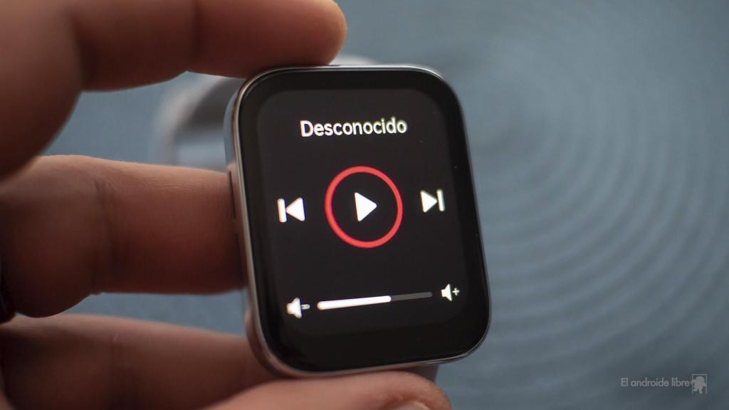 realme Watch 3 controles multimedia