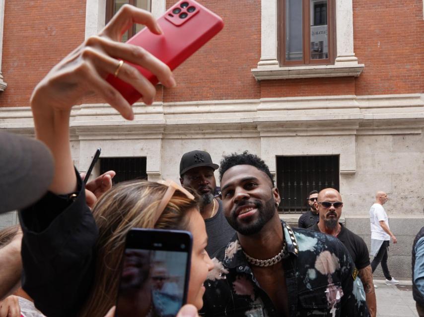 Selfie con sus admiradores