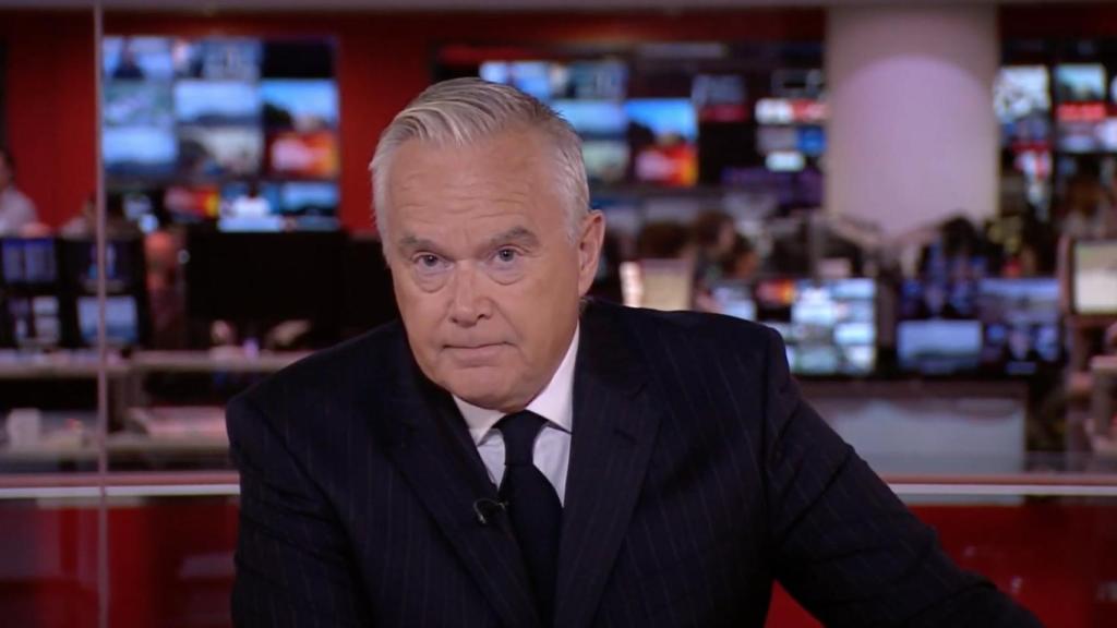 El presentador de los informativos de la BBC, Huw Edwards.