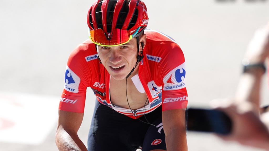 Remco Evenepoel en la etapa entre Trujillo y Alto del Piornal