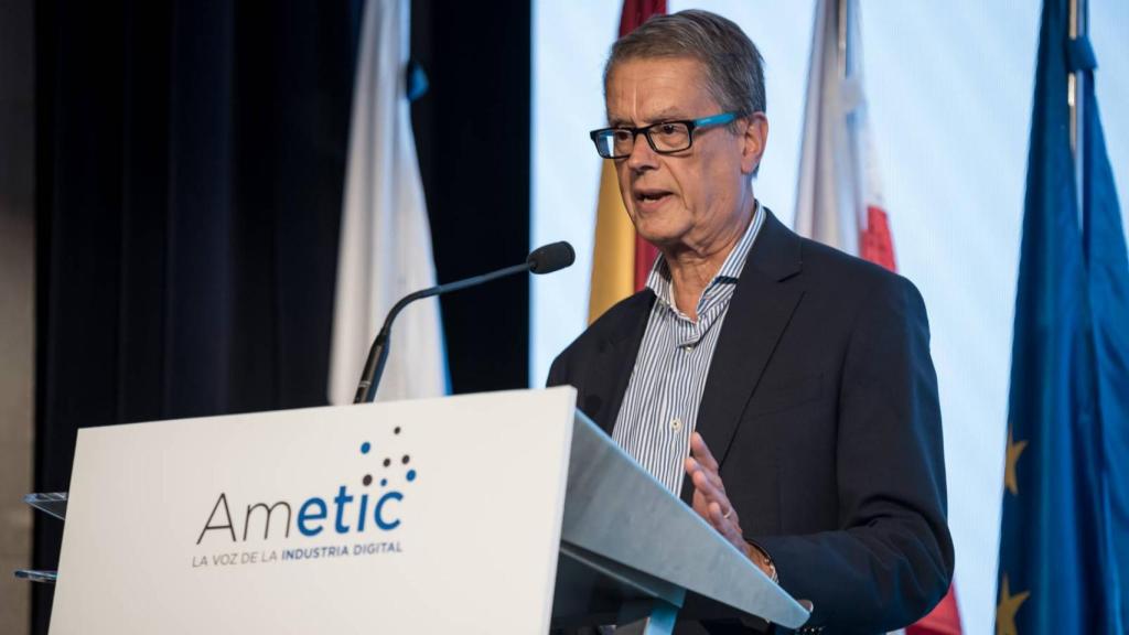 Roberto Sánchez, secretario de Estado de Telecomunicaciones e Infraestructuras Digitales, durante su participación en el 36 Encuentro de la Economía Digital y las Telecomunicaciones organizado por Ametic.