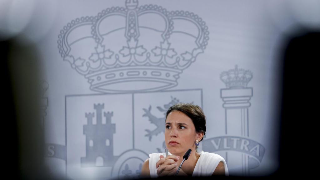 La ministra de Igualdad, Irene Montero.