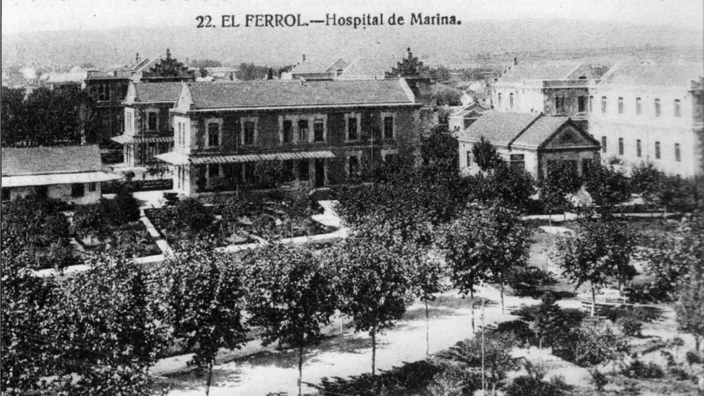 Imagen de archivo del antiguo hospital de Marina en Esteiro