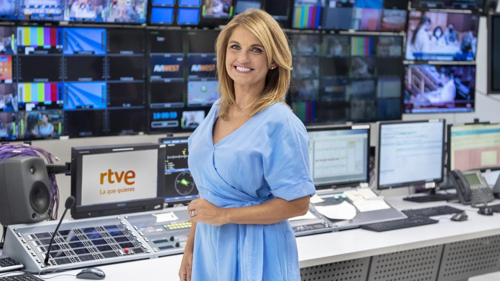 Lourdes Maldonado, en las oficinas de RTVE.