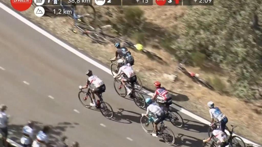 Los favoritos en La Morcuera.