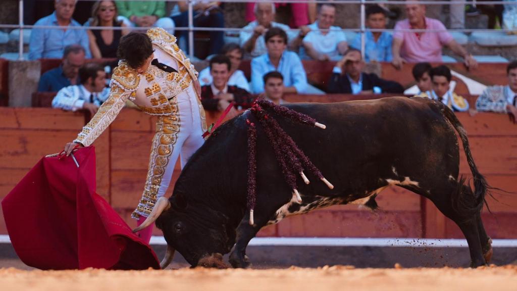Muletazo de Antonio Grande./ BMF Toros