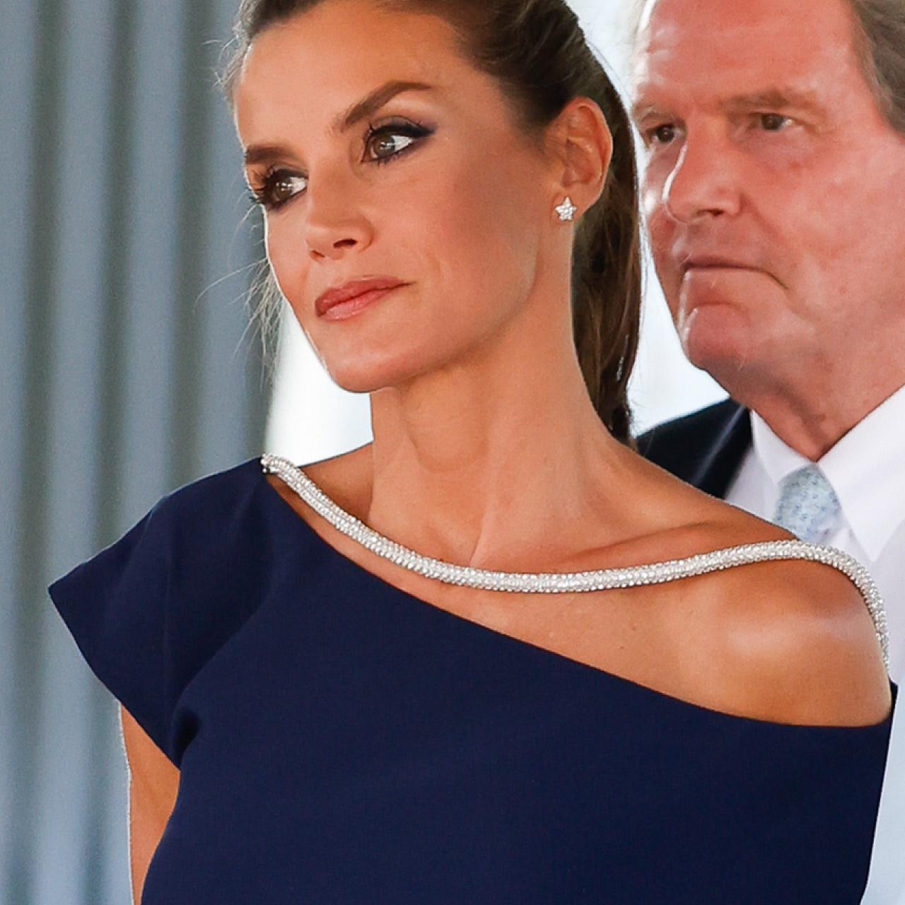 La reina Letizia, en uno de los eventos a los que asiste a diario.