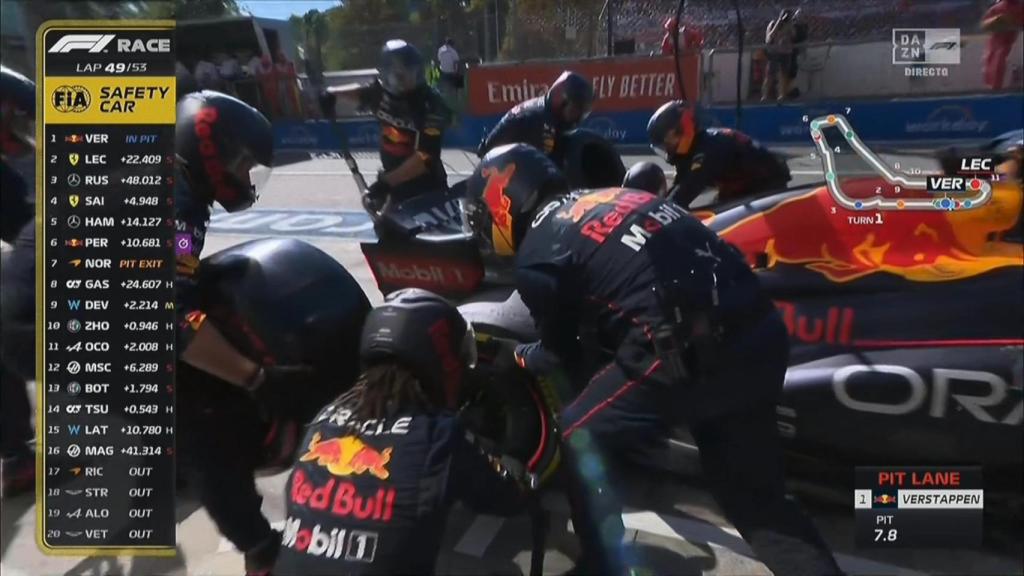 Parada de Verstappen
