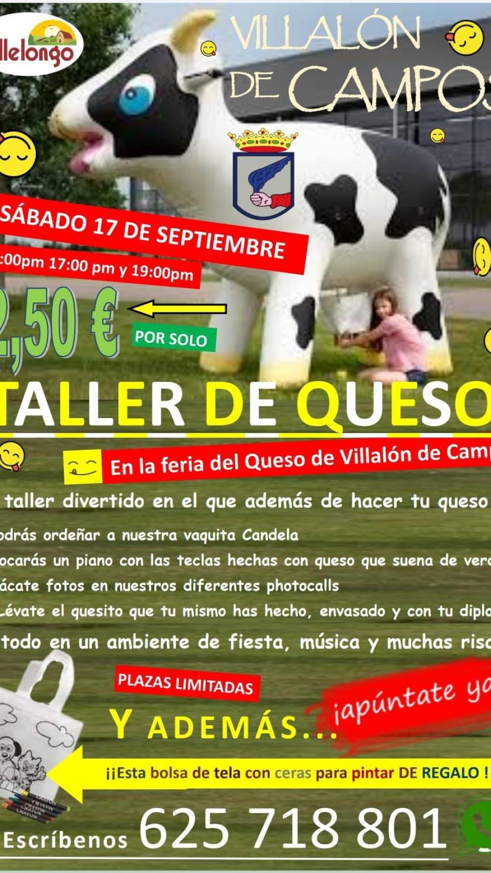 Taller de Queso en la Feria del Queso de Villalón de Campos