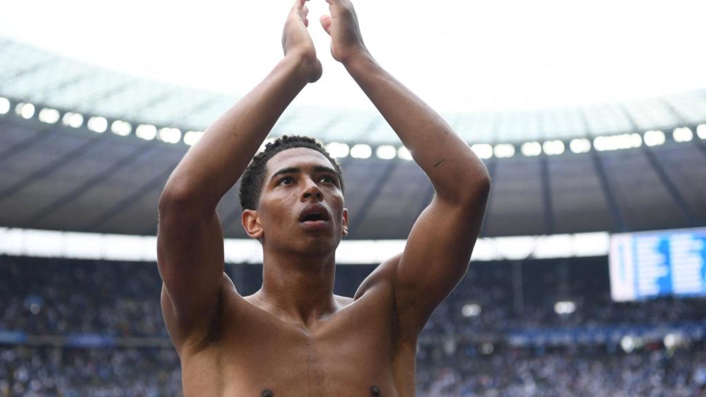 Jude Bellingham, en un partido del Borussia Dortmund de la temporada 2022/2023