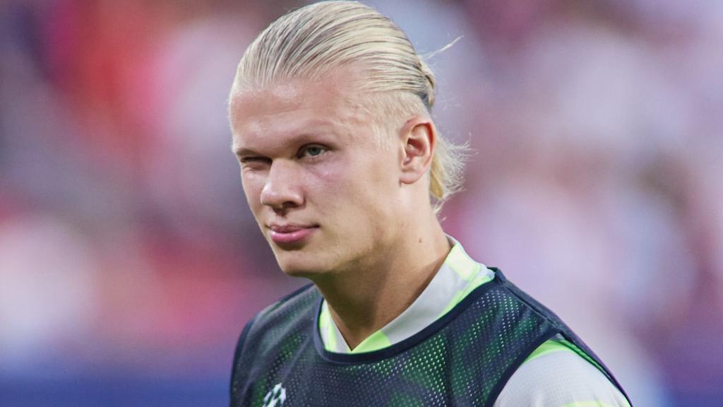Erling Haaland, con el Manchester City en la temporada 2022/2023