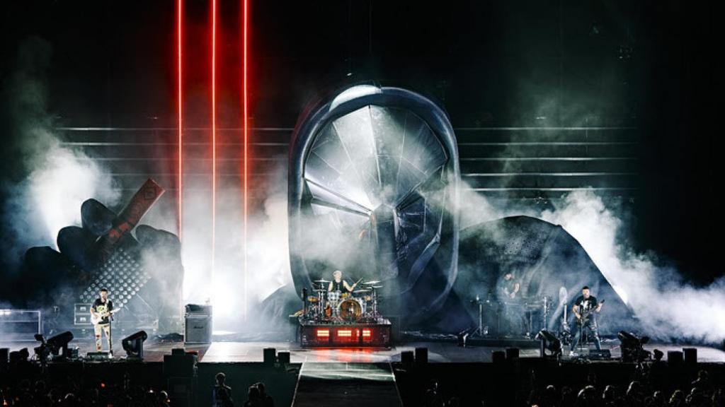 Un momento de la actuación de Muse en Málaga.