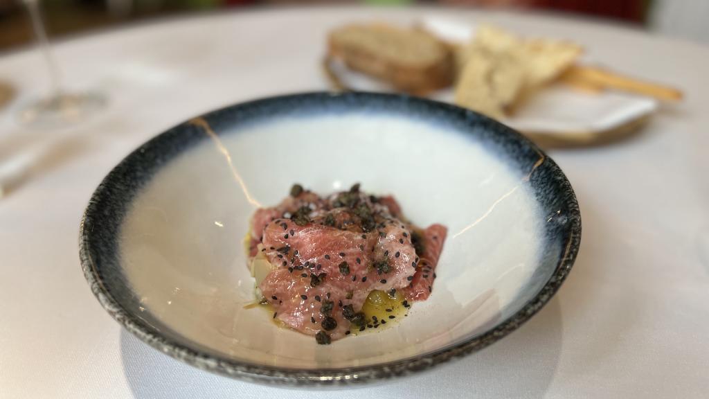 Carpaccio de ventresca de atún