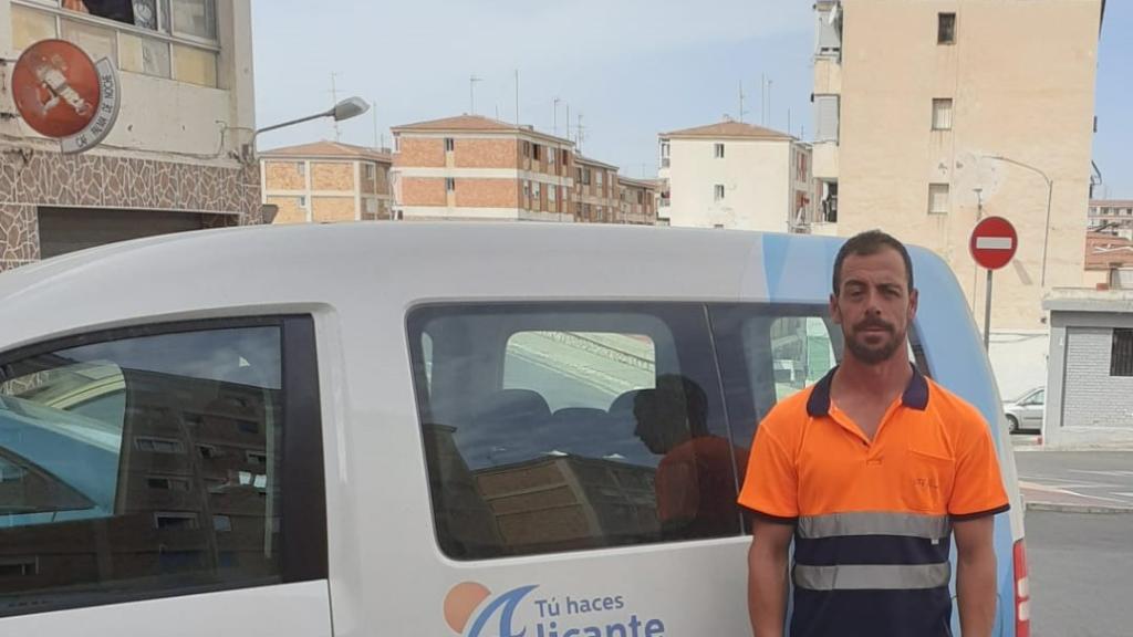 David F. posa para la foto.