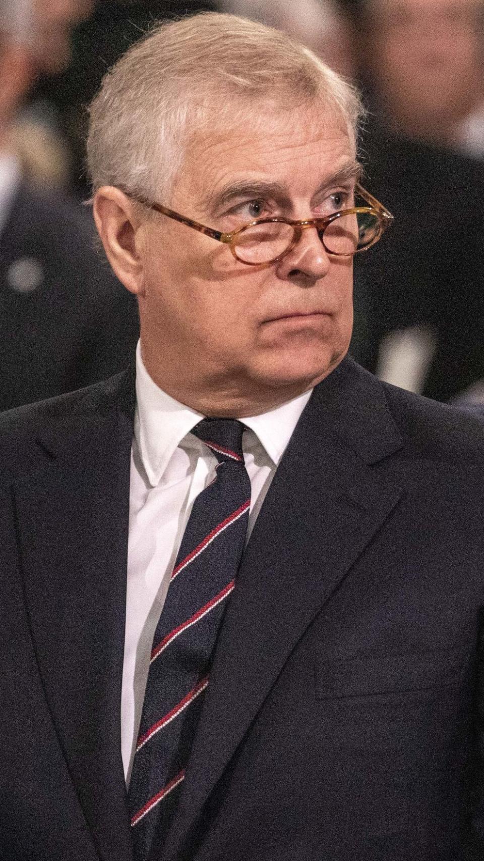 Andrés de York en un acto público en Gran Bretaña, en marzo de 2022.