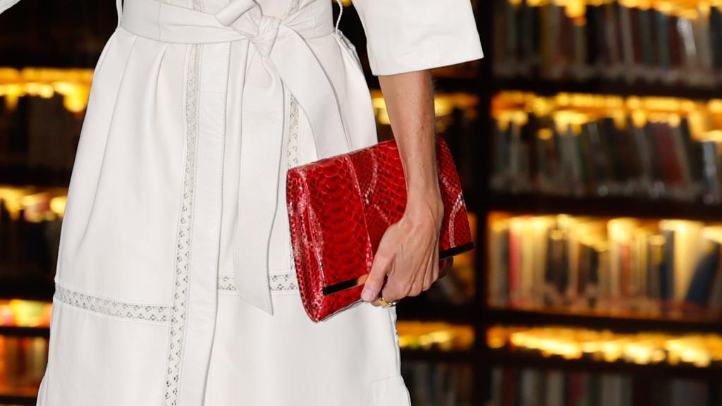 La cartera que ha lucido Letizia este lunes 12 de septiembre.