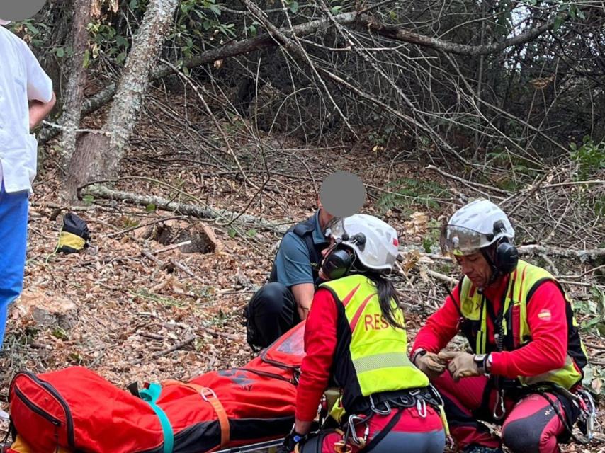 Rescate en Corullón