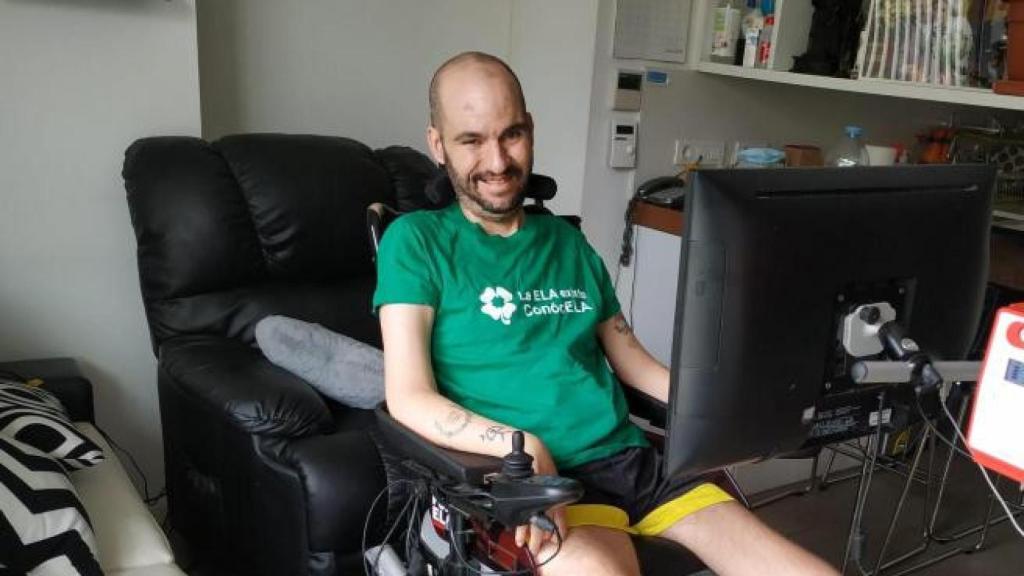 Jordi Sabaté, enfermo de ELA y activista.