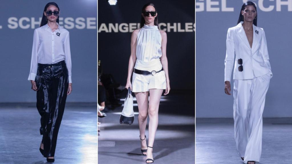 En la nueva propuesta de Ángel Schlesser predomina el blanco y el negro.