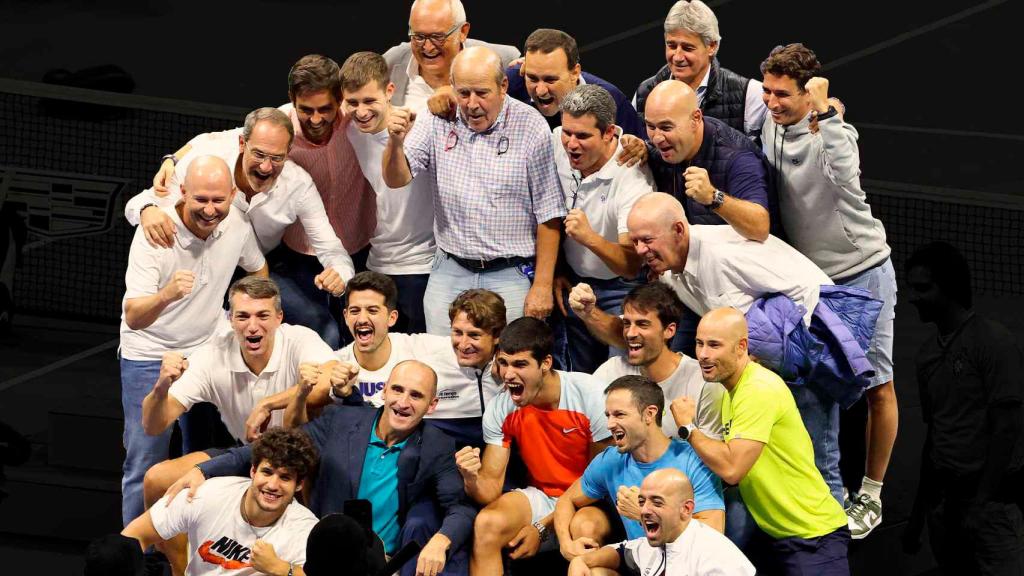El equipo de Carlos Alcaraz en el US Open 2022