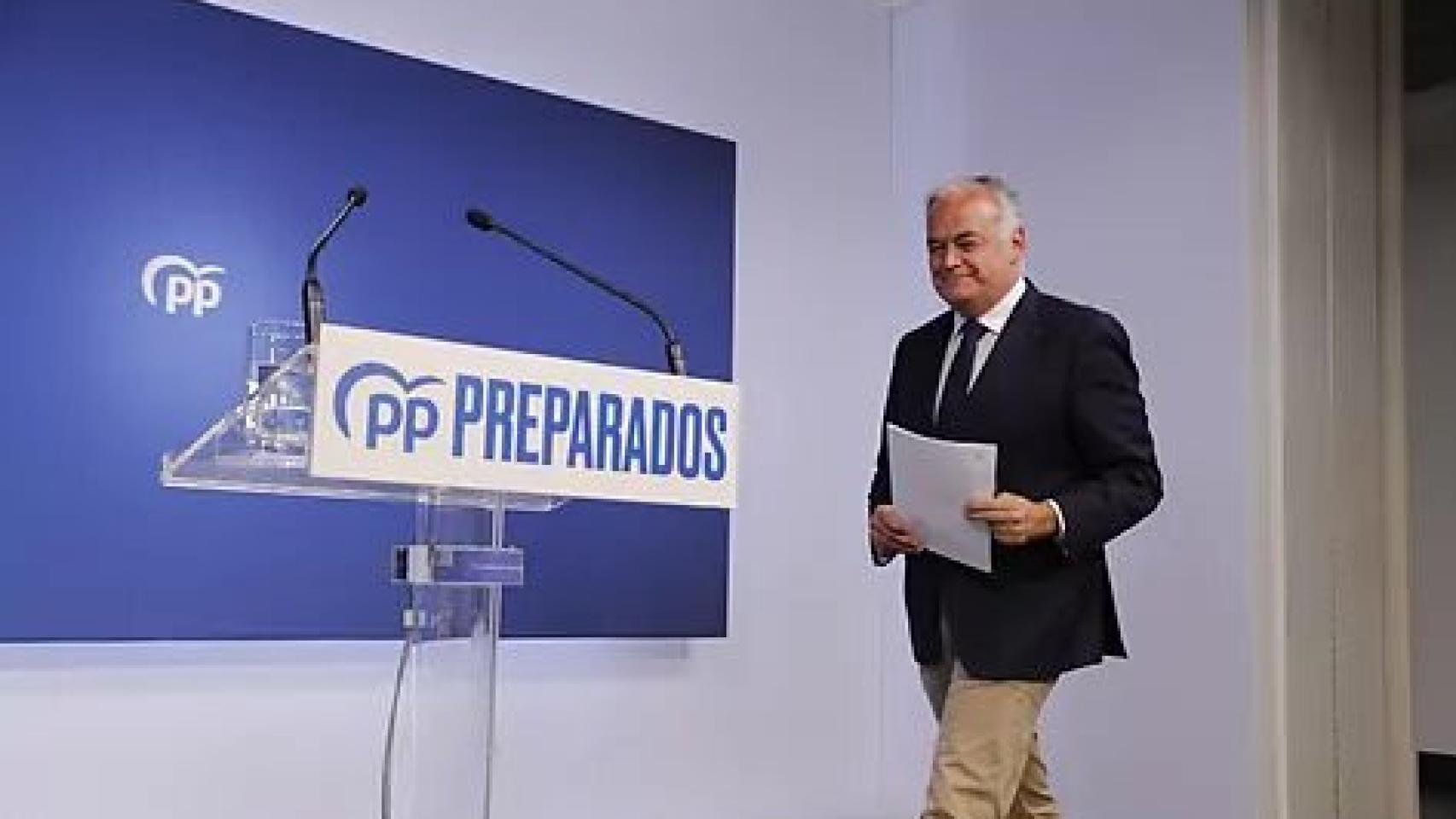Esteban González Pons, vicesecretario Institucional del PP.
