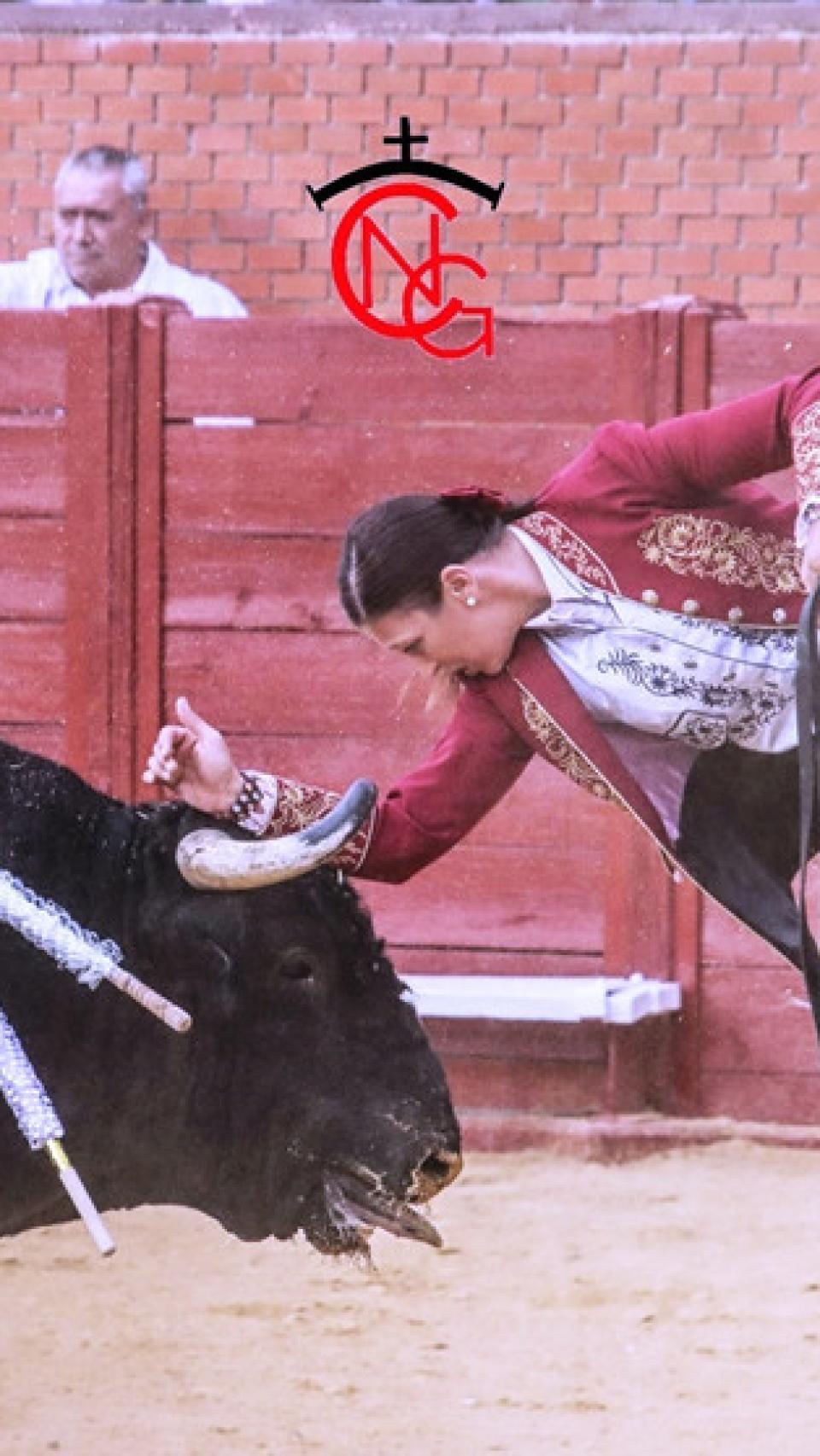 Ana Rita haciendo un desplante