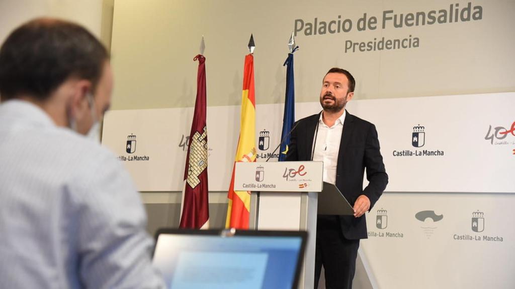 José Luis Escudero este martes en rueda de prensa.