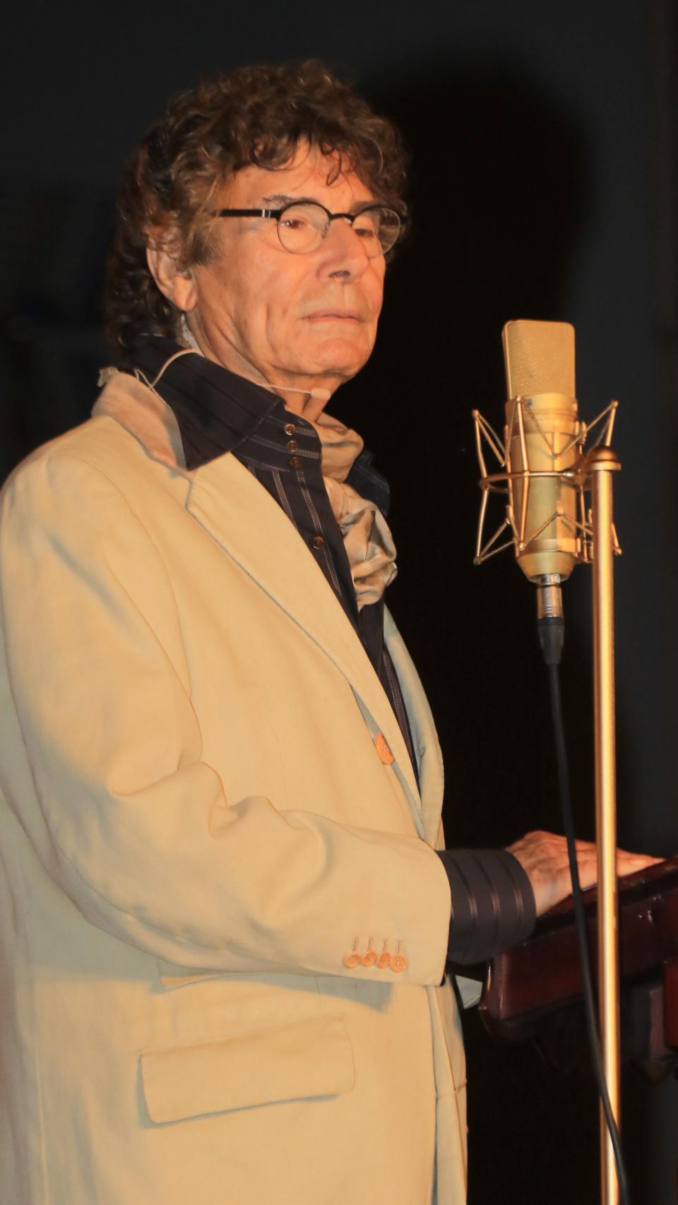 Quintero durante el pregón de las fiestas de San Juan del Puerto, en 2016.