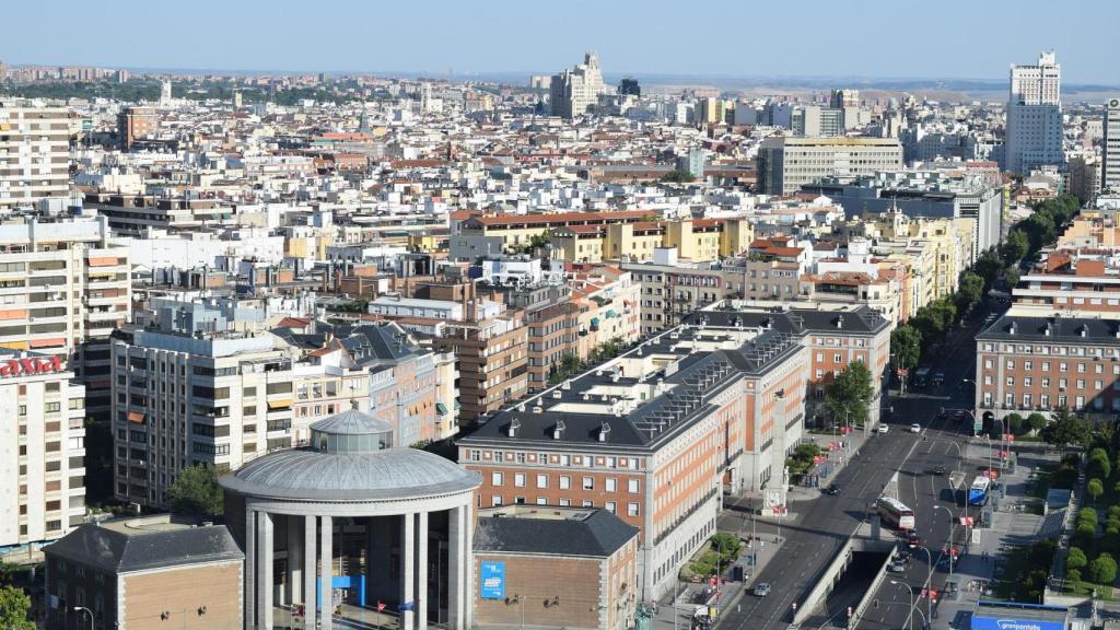 Vista del distrito de Moncloa.