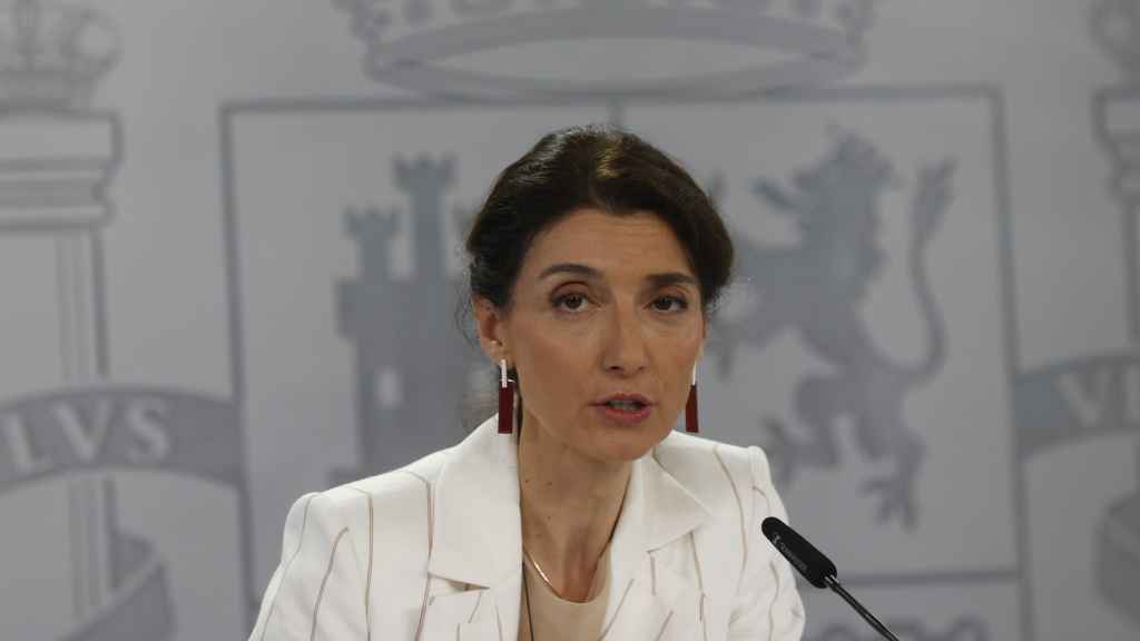 La ministra de Justicia, Pilar Llop, durante la rueda de prensa posterior al Consejo de Ministros este martes.
