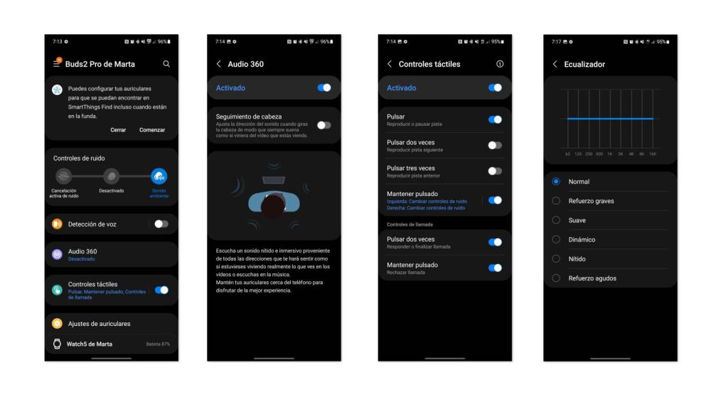 Buds 2 Pro en Galaxy Wearable