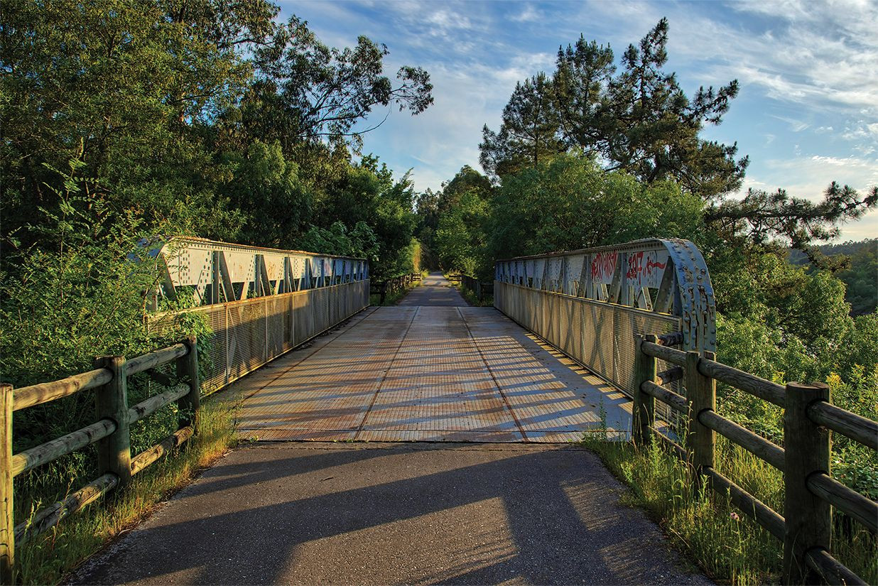 Tramo de la ecopista del Miño. Imagen: Ayuntamiento de Monçao