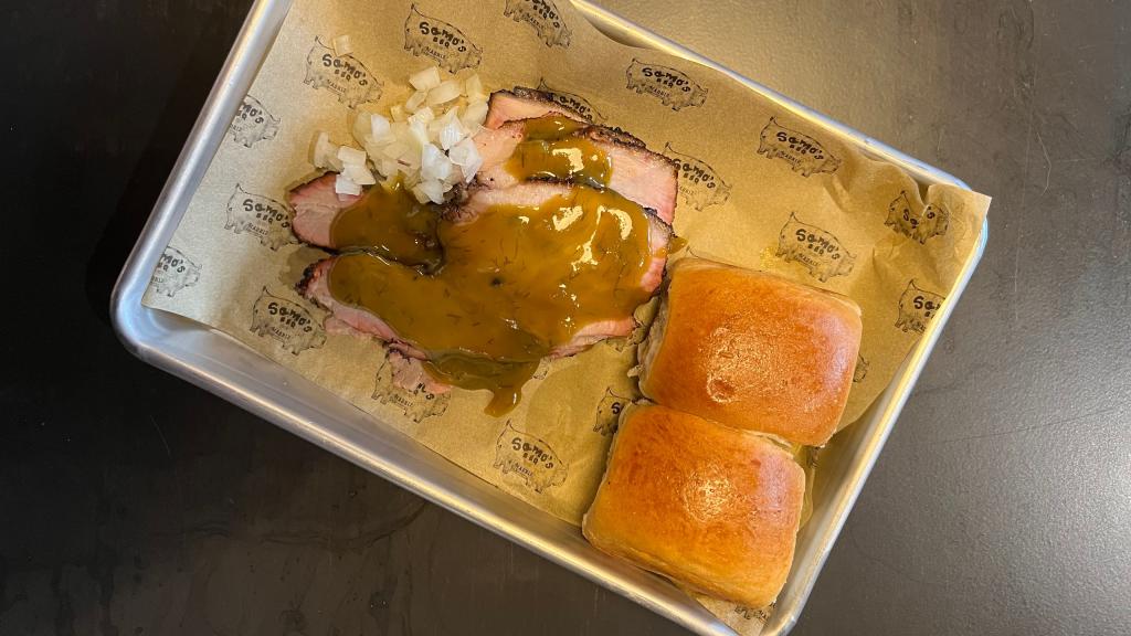 Panceta ahumada en Samo's BBQ