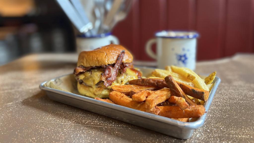 Smash burger en Samo's BBQ