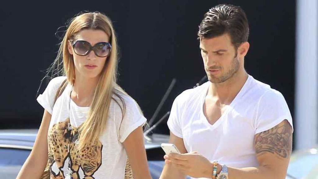 Laura Sánchez y Aitor Ocio durante su relación.