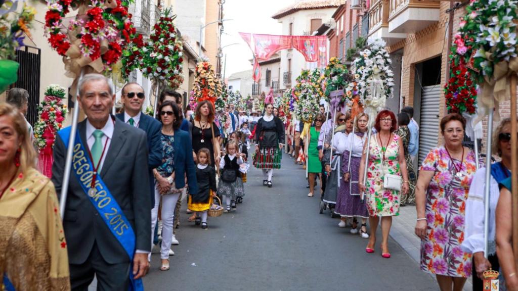 Procesión de las Alabardas del Cristo en Bolaños de Calatrava (Ciudad Real).