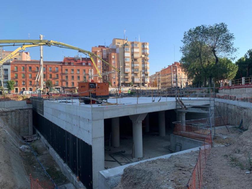 Imagen de las obras del paso Panaderos-Labradores.