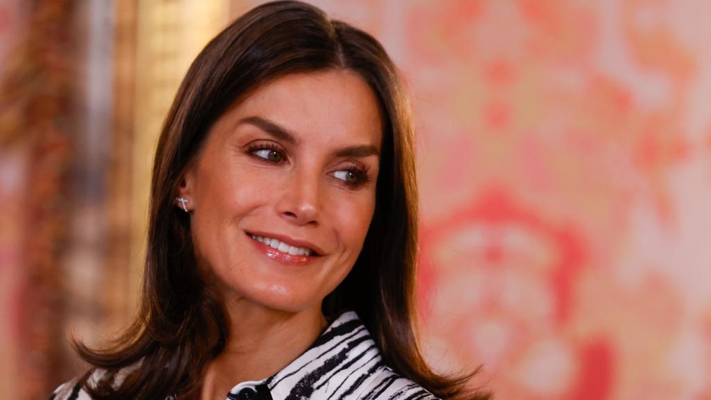 Letizia durante un acto en Madrid.