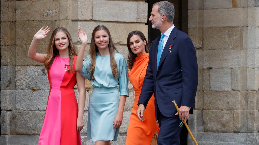 La Familia Real el Día de Santiago.