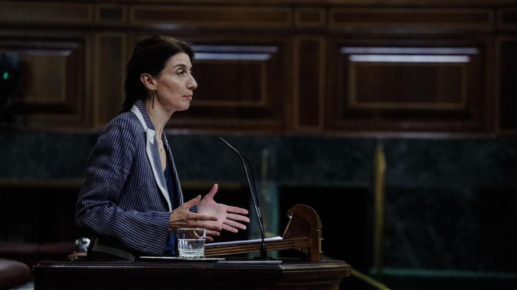 La ministra de Justicia, Pilar Llop, en el Congreso de los Diputados.