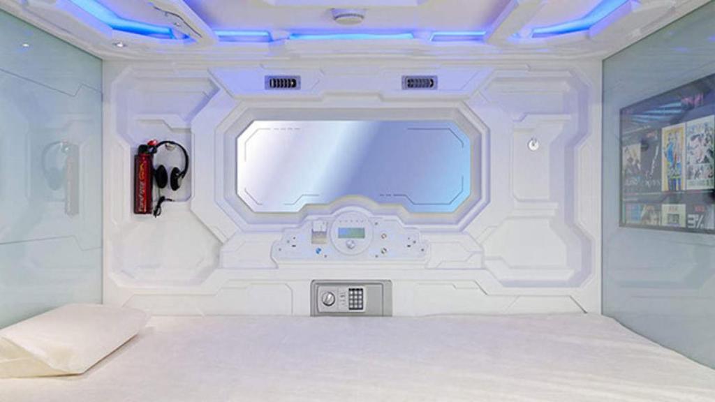 Una habitación del hotel.