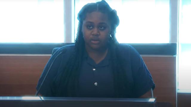 Pieper Lewis antes de conocer su sentencia.