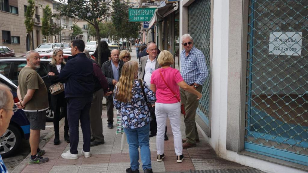 Miguel Lorenzo visita Os Mallos.