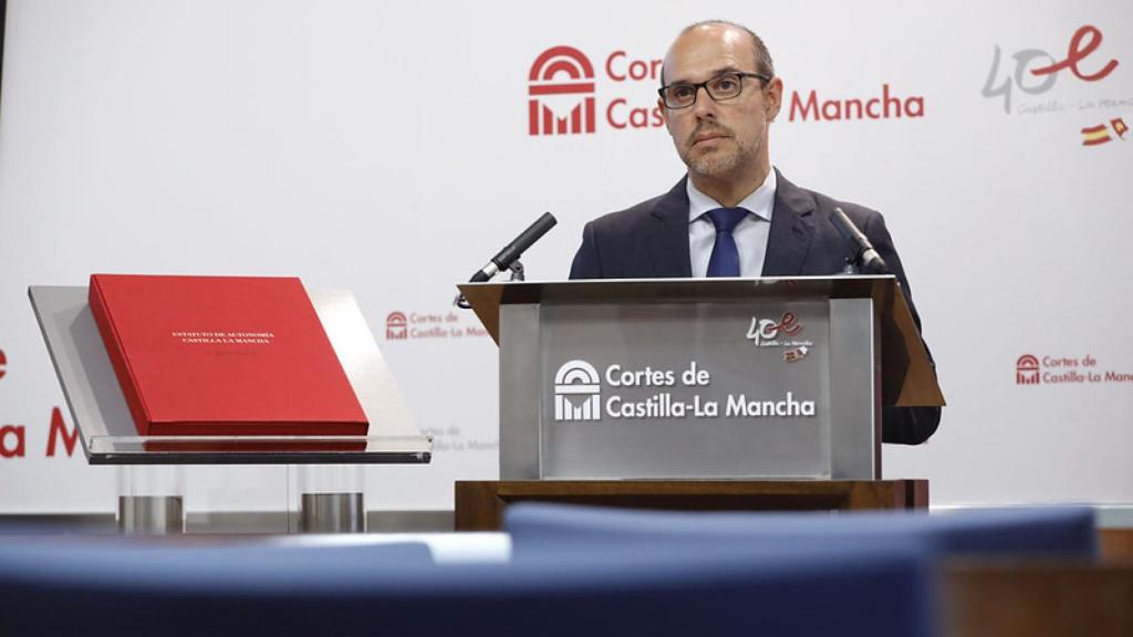 Pablo Bellido durante la presentación.